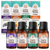 Four Essential Classics Set- Frankincense, Lavender, Eucalyptus, & Orange 4 x 15mL